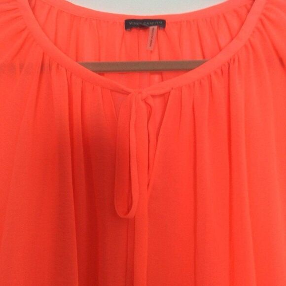 Vince Camuto  neon blouse size M - Picture 5 of 8